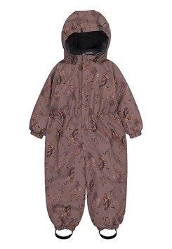 Mikk-Line snowsuit AOP - Twilight Mauve